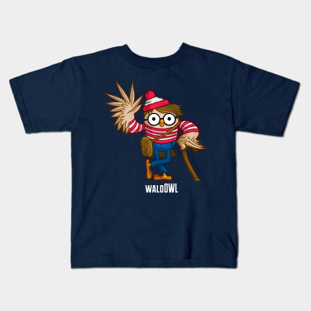 Wald-OWL Kids T-Shirt by RemcoBakker